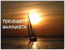 Hamina postikortti auringonlasku