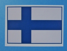 Suomenlippu tarra 2kpl