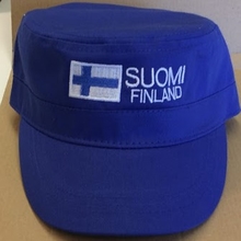 Suomi Finland armylippis kirkas sininen