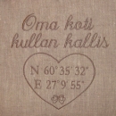 Oma koti kullan kallis tyynynpäällinen